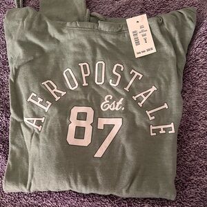 Aeropostale Olive Graphic Tee